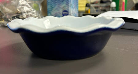 Cobalt Blue 5" Pie Baking Plate