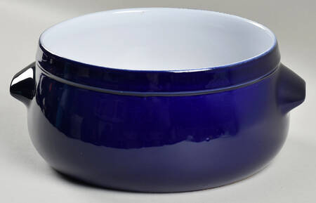 Cobalt Blue 4 Quart Round Casserole No Lid