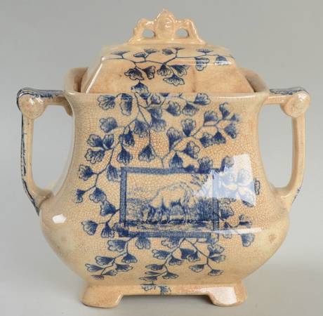 Adiantum Sugar Bowl & Lid