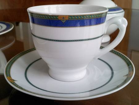ESC301 Footed Cup & Saucer Set
