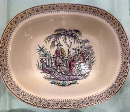Chusan Cream 9" Oval Vegetable Bowl