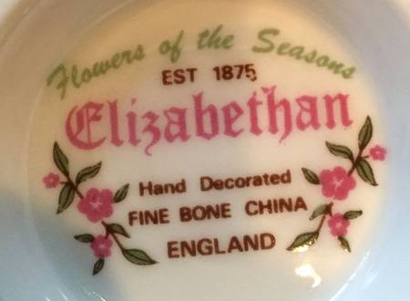 Flowers of the Season Footed Cup & Saucer Set