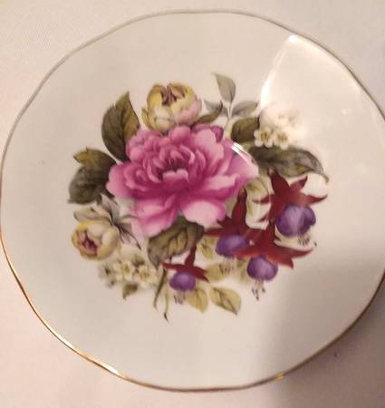 Flowers of the Season Saucer for Footed Cup