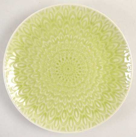 Peacock Green Salad Plate