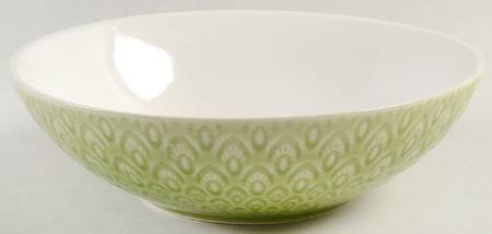 Peacock Green Soup/Cereal Bowl