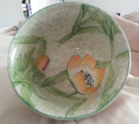 Chintz (Green) Flat Cup
