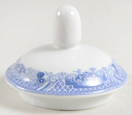 Chinese Garden Blue Lid for Sugar Bowl