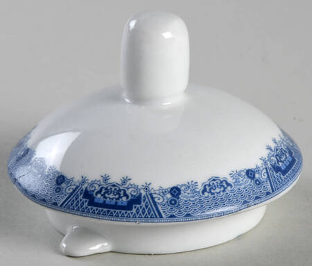 Chinese Garden Blue Lid for Coffee Pot