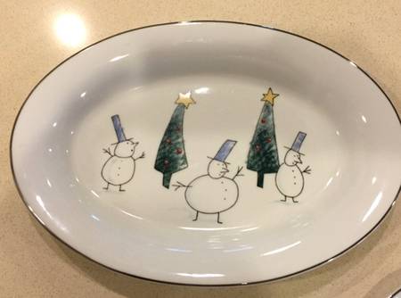EBA28 14" Oval Serving Platter