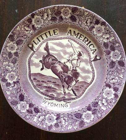 Little America Plum Bread & Butter Plate