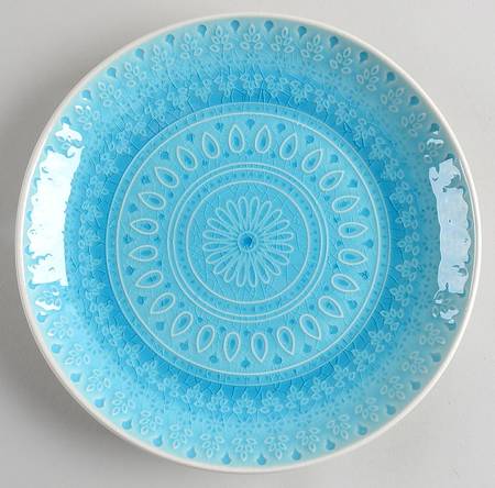 Fez Turquoise Salad Plate