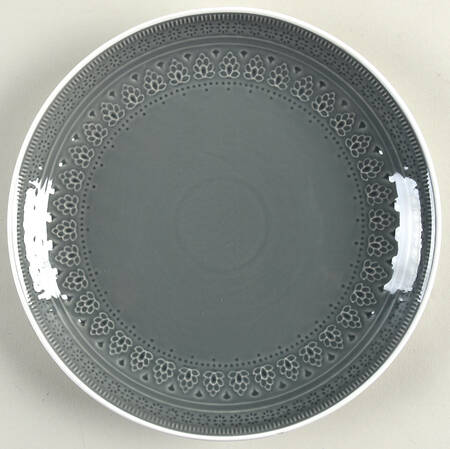 Fez Dove Grey Dinner Plate