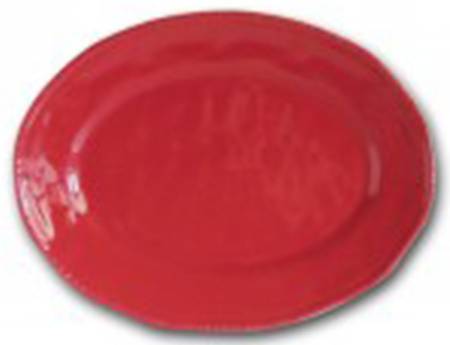 Algarve Red 15" Oval Serving Platter
