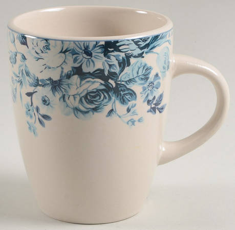 Traditional Blue Rose Mug
