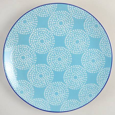 Simpatico Turquoise Salad Plate