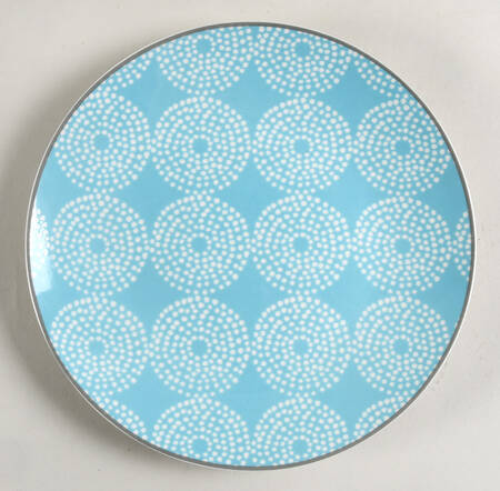 Simpatico Turquoise Salad Plate