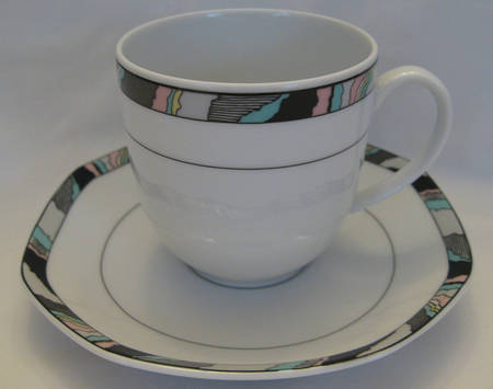 ESC347 Flat Cup & Saucer Set