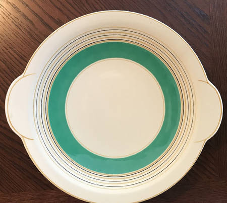 11734 Handled Cake Plate