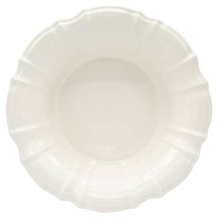 Chloe White 11" Round Serving Bowl