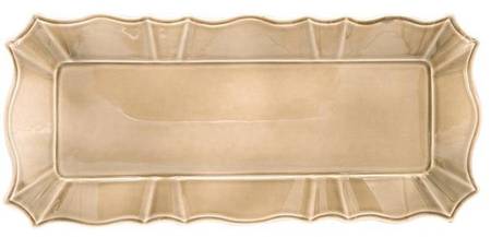 Chloe Taupe 16'' Rectangular Tray