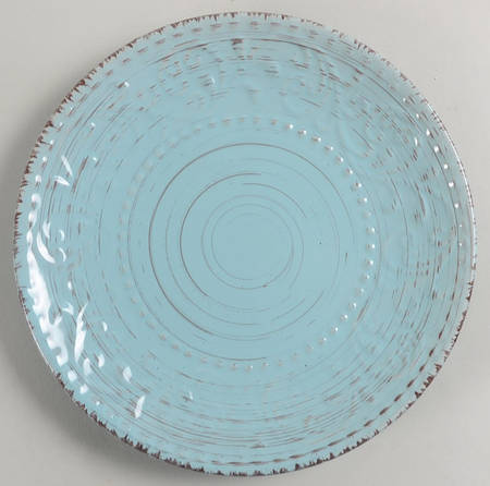 Malibu Waves Turquoise Salad Plate