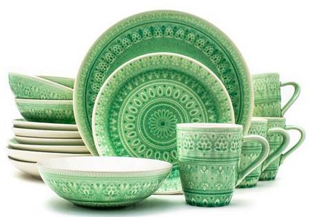 Fez Green Dinner Plate
