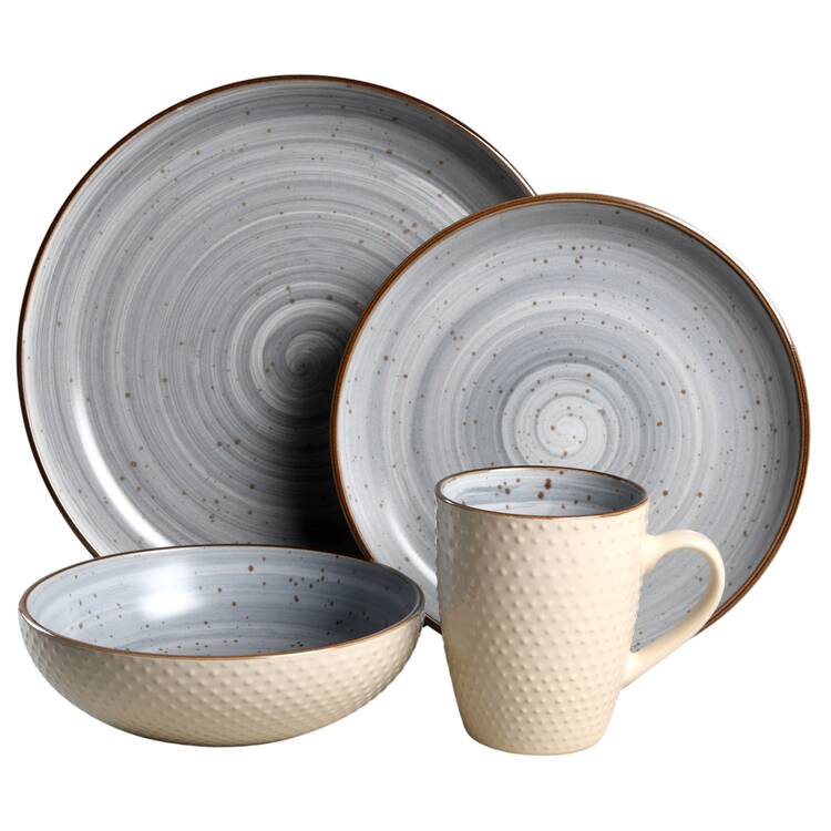 Mellow Powder Blue 4 Piece Place Setting