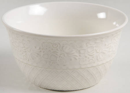 Lotus Ivory Soup/Cereal Bowl