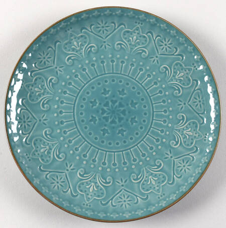 Mozaic Sea Foam Salad Plate