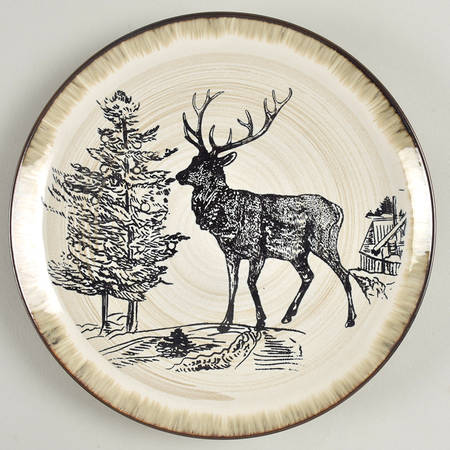 Majestic Elk Salad Plate