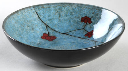 Floral Accents Soup/Cereal Bowl