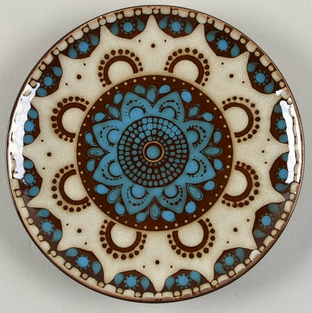 Clay Heart Salad Plate