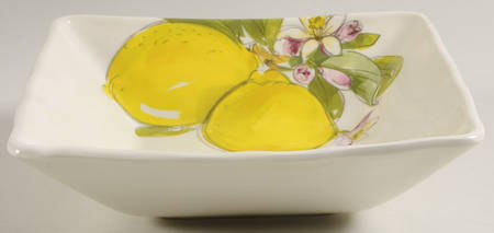 EFD11 8" Individual Square Pasta Bowl by Effetti d'Arte (Effetti Home)
