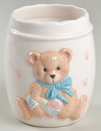 Cherished Teddies China Bathroom Tumbler