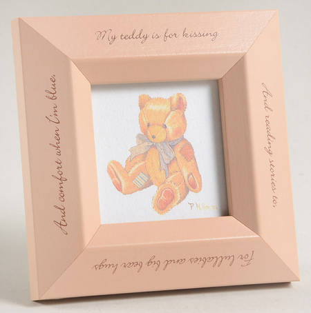 Cherished Teddies Square Frame-Holds 2" X 2"