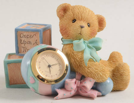 Cherished Teddies Mini Clock
