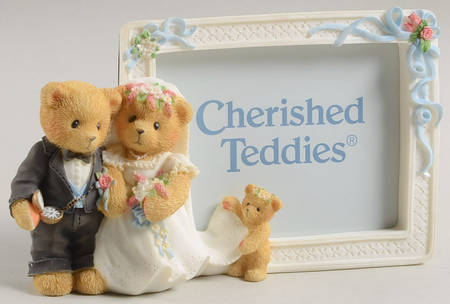Cherished Teddies Frame-Holds 3" X 4"