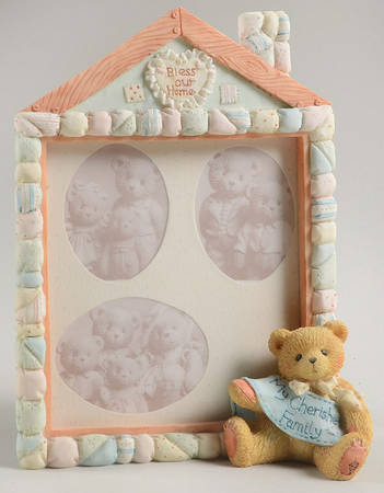 Cherished Teddies Frame-Holds 4 1/4" X 4 1/4"