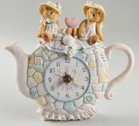 Cherished Teddies Hanging Wall Clock