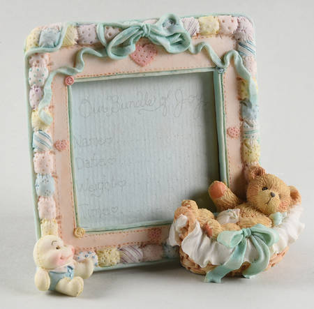 Cherished Teddies Square Frame-Holds 2 1/2" X 2 1/2"