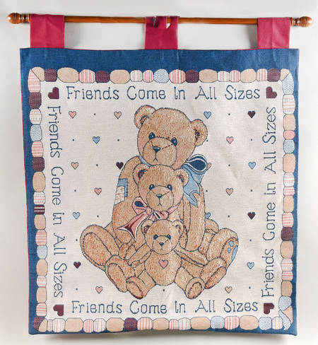 Cherished Teddies Wall Hanging Tapestry