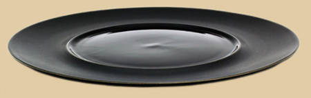 Euro Essential Matte Black Dinner Platter