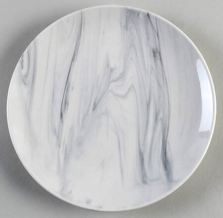 Fine Marble Black Salad Plate