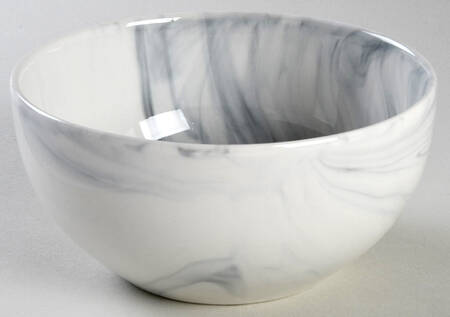 Fine Marble Black Soup/Cereal Bowl