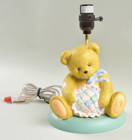 Cherished Teddies Baby Giftware Electric Lamp No Shade