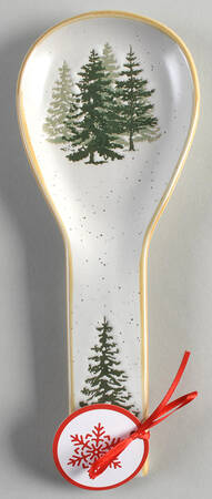 Forest Woods (Evergreen Forest) Spoon Rest/Holder (Holds 1 Spoon)