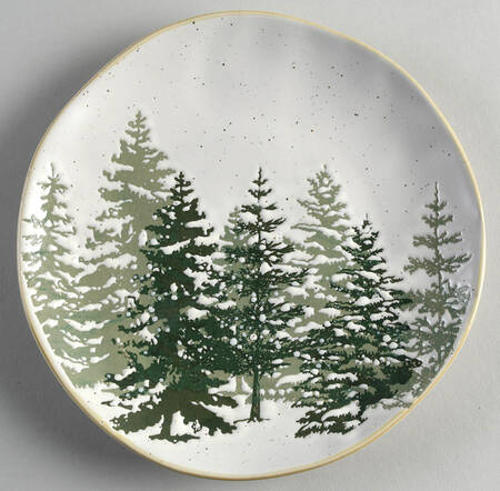 Forest Woods (Evergreen Forest) Salad Plate