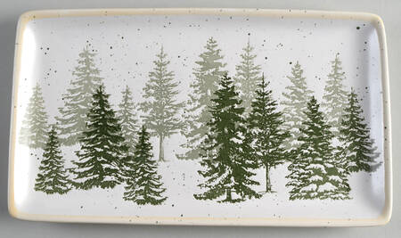Forest Woods (Evergreen Forest) 12" Rectangular Serving Platter