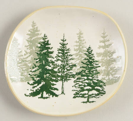 Forest Woods (Evergreen Forest) Appetizer Plate