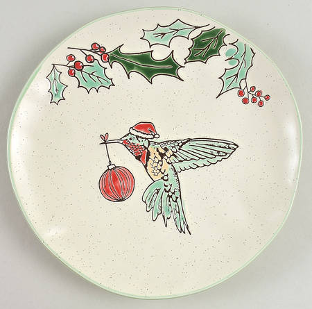 Holiday Hummingbird Salad Plate